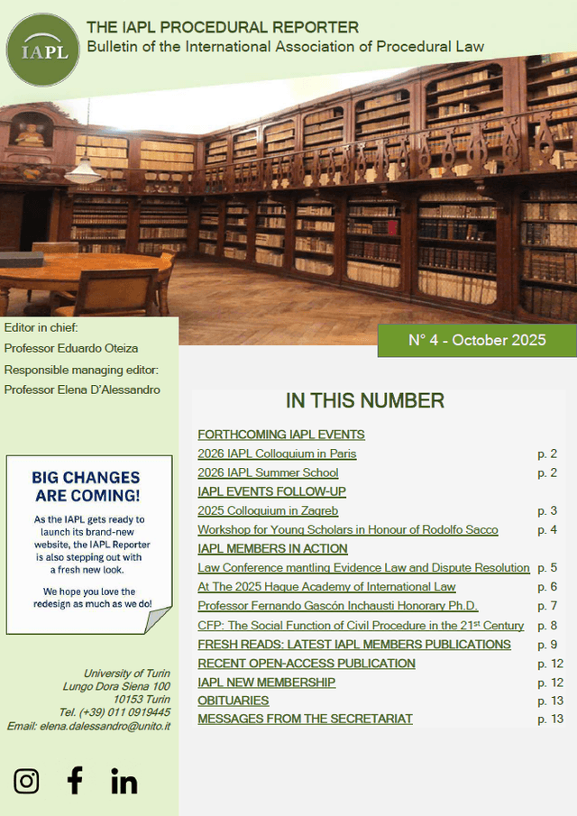 IAPL Reporter 4/2025